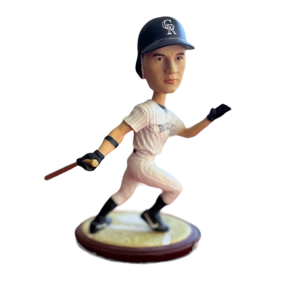 Authentic MLB Todd Helton #17 Colorado Rockies Memory Company Bobble Head figure